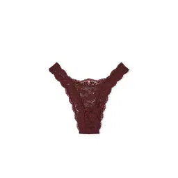 victoria's secret intimates Victoria's Secret Dream Angels Lace Brazilian Panty Wine-picture-21