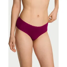 victoria's secret intimates Victoria's Secret Magenta The Lacie Cotton Lace-Waist Cheeky Hipster Panty-picture-19