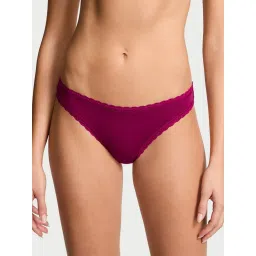 victoria's secret intimates Victoria's Secret Magenta The Lacie Lace-Waist Bikini Panty-picture-35