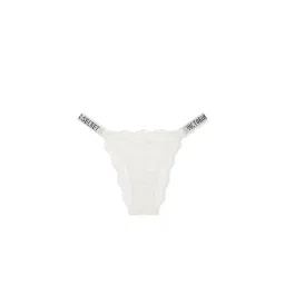 victoria's secret intimates Victoria's Secret Very Sexy Shine Strap Brazilian Panty White-picture-14