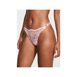 victoria's secret intimates Victoria's Secret Very Sexy Shine Strap Lace Thong Panty - Pink-picture-21