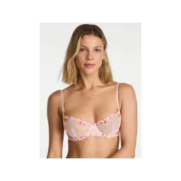 victoria's secret intimates Victoria's Secret Women Beige Dream Angels Wicked Bloom Embroidery Unlined Balconette Bra-picture-38