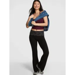 victoria's secret intimates Victoria's Secret Women Black Floral Leggings-picture-24