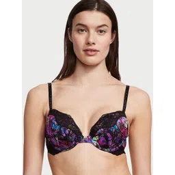 Victoria's Secret Floral Bra Half Coverage Underwired Heavily Padded-picture-30