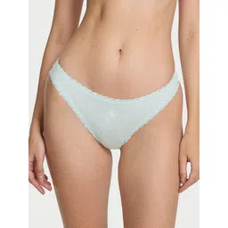 Victoria's Secret Lace-Waist Mid Rise Thong Briefs +1126536878IE-picture-24