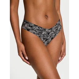 Victoria's Secret No-Show Women Printed Low-Rise Thong Panty-picture-28