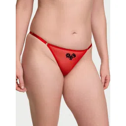 Victoria's Secret Very Sexy Flirty Mesh Adjustable V-String Thong Brief 1125427973JN-picture-23