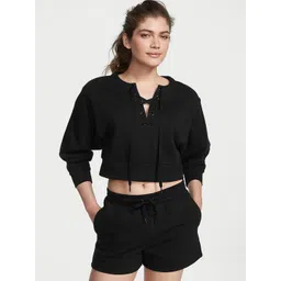 Victoria's Secret Women High-Rise Fleece Shorts-picture-10
