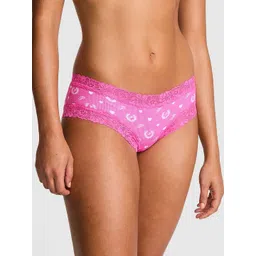 Victoria's Secret Women PINK Wink Self Designed Low-Rise Basic Briefs-picture-36