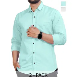 Vida Loca Men Slim Fit Opaque Casual Shirt-picture-30