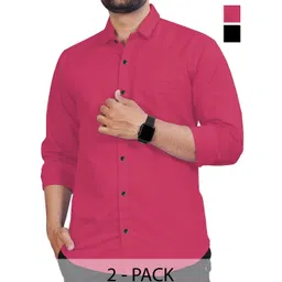 Vida Loca Men Slim Fit Opaque Casual Shirt-picture-22