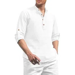 vida loca Men Slim Fit Short Kurta with Full-Sleeves-picture-13