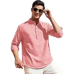 vida loca Slim Fit Short Kurta for Men and Boys.(KRT_BTN02, Navy Blue)-picture-11