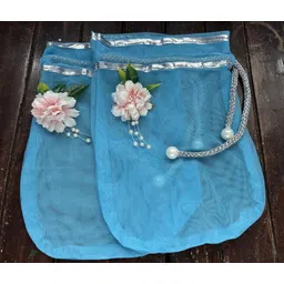 vidhi maniktala Women Blue Potli-picture-13