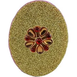 vidhya kangan Handmade Fancy Stone stud Work Saree pin Brooch for Women Jewellery Latest Stylish Crystal Unisex Floral Shape Brooch for Women/Girls (sku-bro2694)-picture-24