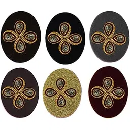 vidhya kangan Handmade Fancy Stone stud Work Saree pin Brooch for Women Jewellery Latest Stylish Crystal Unisex Floral Shape Brooch for Women/Girls (sku-bro2886)-picture-26
