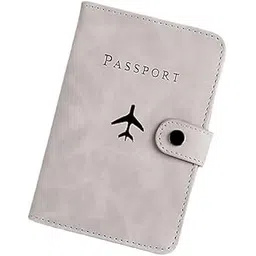 vidora Leather Passport Cover, Passport Holder for Men and Women - Travel Accessories Document Organizer, RFID Protected Passport Wallet with Card Slots for Trips-picture-52