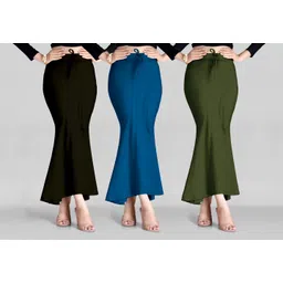 VIDRIVA EXPORT Peticoat Black,Morpitch,mahendi Lycra Blend Petticoat-picture-28