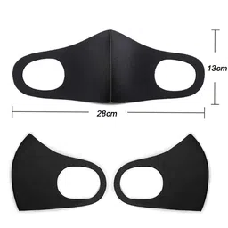 VIEN Polycotton Anti-Pollution Dust Masks Ph2.5 Unisex Respirator Washable&Reusable Face Mask Women Men Safety Sponge Mask Cloth Mask (Black, Blue, Pink, Free Size, Pack Of 3) image 4