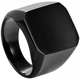 vien Stainless Steel Black Silver Plated Ring-picture-16