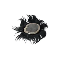 VIEWS Men Black Wavy Toupee Hair Extension-picture-33