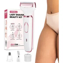 VIFERA Bikini trimmer for women 4-in-1 rechargeable trimmer for women Fully Waterproof Body Groomer 90 min Runtime 0 Length Settings-picture-11