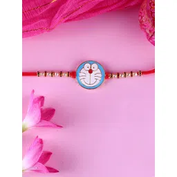 Vighnaharta Kids Set Of 2 Gold-Plated Artificial Beaded Thread Rakhis-picture-35