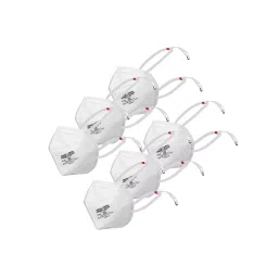 Vijay Sabre 5 Layer Anti Pollution N95 Disposable Mask Non-Woven Protective with Headloop Set Of 6-picture-30