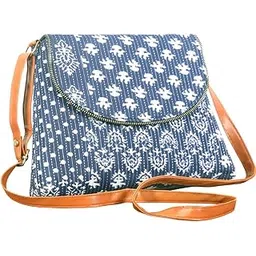 vikacraft Sling Bags for Women, Ladies Side Bag for Women Stylish Printed Multicolor Cross Body Bag Casual Party Bag Ladies Purse with Adjustable Strap Shoulder Bag - 25x21 cm image 1