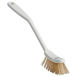 VIKAN Scrubbing Brush PET Hard 25 mm Bristle Length White, 42885-picture-20