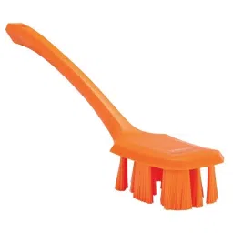 VIKAN Scrubbing Brush PET Hard 37 mm Bristle Length Orange, 41967-picture-13