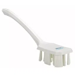 VIKAN Scrubbing Brush PET Hard 37 mm Bristle Length White, 41965 image 1