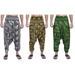 viku Printed Cotton Men Harem Pants-picture-13