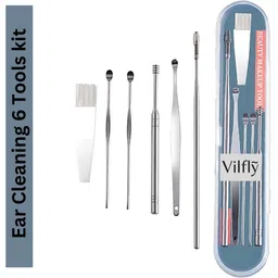 vilfly Professional Ear Cleaning Tools with Spring Curette Stick & Earwax Remover Set-picture-22
