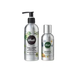 Vilvah Store Herbal Shampoo 200 ml With Hair Growth Oil 100 ml-picture-30