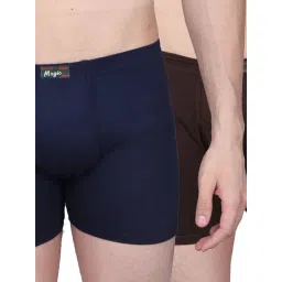 Vimal Jonney Assorted Cotton Regular Fit Trunks - Pack of 2-picture-38