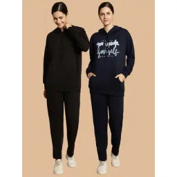 Vimal Jonney Black & Navy Printed Tracksuit - Pack Of 2-picture-24