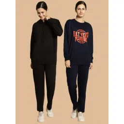 Vimal Jonney Black & Navy Printed Tracksuit - Pack Of 2-picture-18