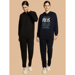 Vimal Jonney Black & Navy Printed Tracksuit - Pack Of 2-picture-20