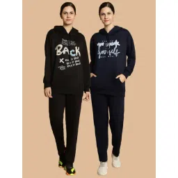 Vimal Jonney Black & Navy Printed Tracksuit - Pack Of 2-picture-25