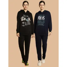 Vimal Jonney Black & Navy Printed Tracksuit - Pack Of 2-picture-30