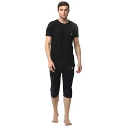 Vimal Jonney Black Cotton Regular Fit Nightwear Set-picture-40