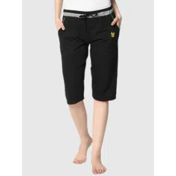 Vimal Jonney Black Regular Fit Capris-picture-21