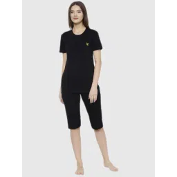 Vimal Jonney Black Regular Fit Pajama Set-picture-23