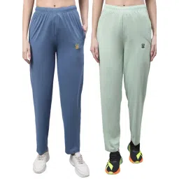 Vimal Jonney Blue & Green Cotton Track Pants - Pack Of 2-picture-39