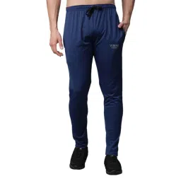 Vimal Jonney Blue Regular Fit Trackpants-image-8