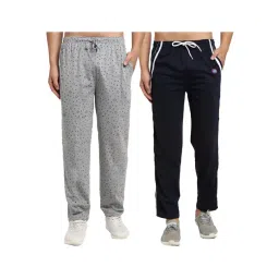 Vimal Jonney Dark Blue & Grey Regular Fit Printed Trackpants - Pack of 2-picture-27