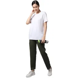 Vimal Jonney Green & Blue Regular Fit Mid Rise Track Pants - Pack of 2 image 4