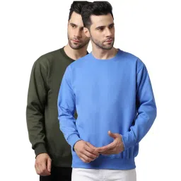 Vimal Jonney Green & Blue Regular Fit Sweatshirts - Pack of 2-picture-15