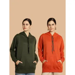 Vimal Jonney Green & Rust Sweatshirt - Pack Of 2-picture-25